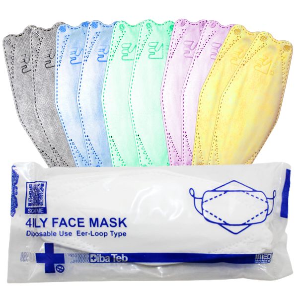 ماسک تنفسی دیباطب مدل رنگین کمان بسته 10 عددی ماسک تنفسی دیباطب مدل رنگین کمان بسته 10 عددی