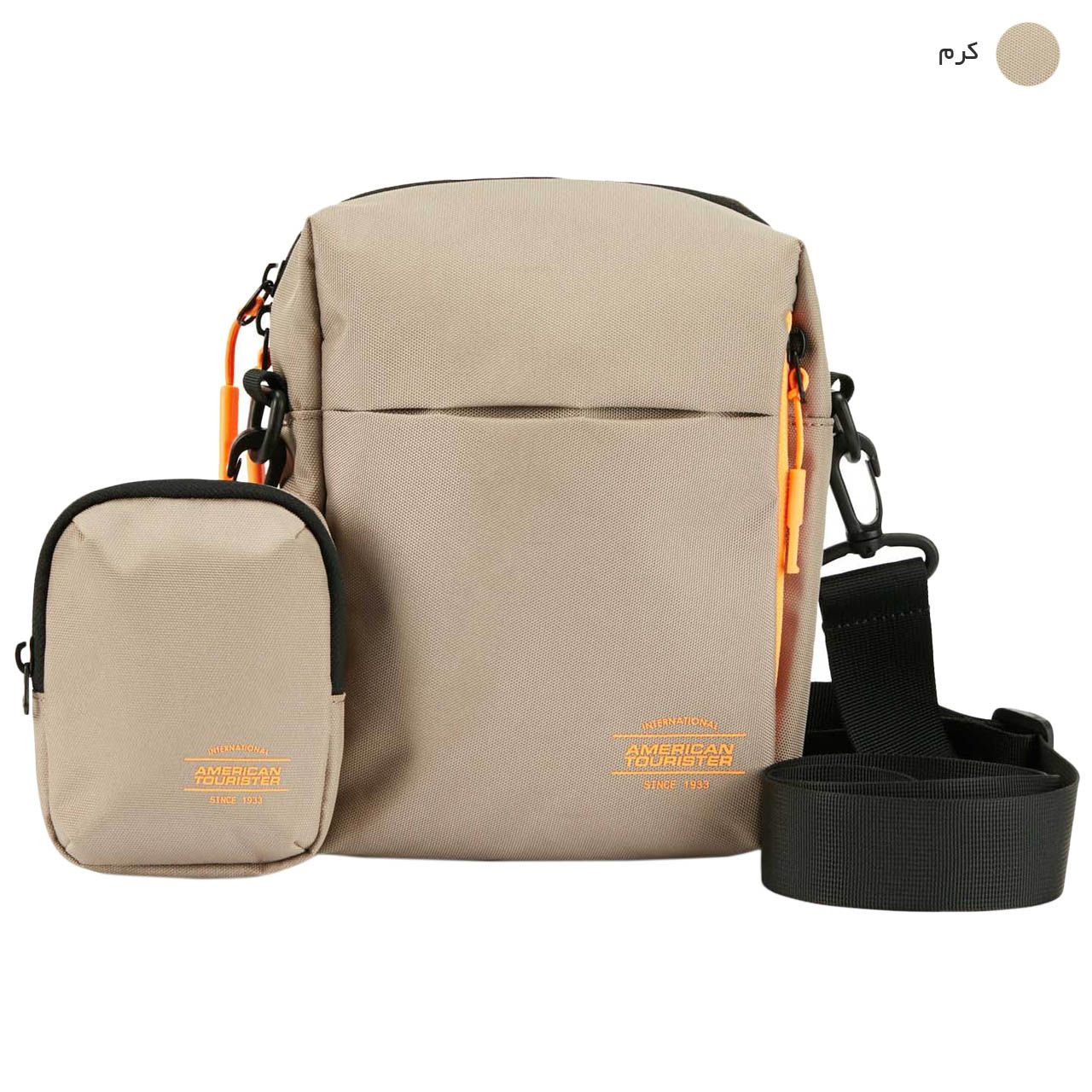 کیف رودوشی امریکن توریستر مدل ORBIT QC9 23002 به همراه کیف کمری -  - 4