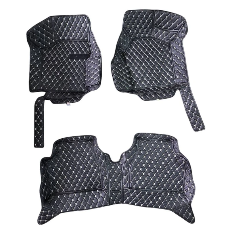 کفپوش پنج بعدی خودرو مدل چرم گلدوزی مناسب برای سهند / اطلس