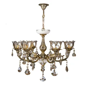  لوستر 12 شعله چشمه نور کد C3360/6+6-BO