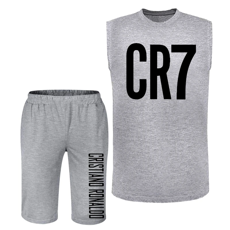 ست تاپ و شلوارک مردانه مدل رونالدو A407