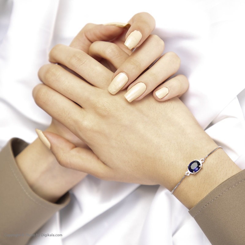 دستبند نقره زنانه کد AV173B-S10 C4