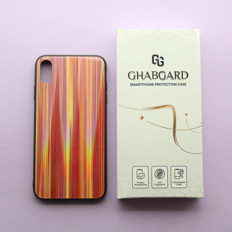 کاور قاب گارد مدل پشت گلس لیزری دخترانه برای گوشی موبایل اپل iPhone XS Max
