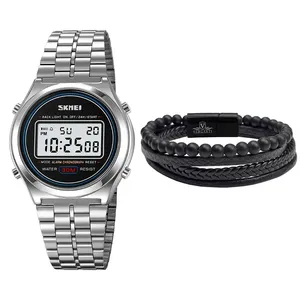 ساعت مچی دیجیتال مردانه اسکمی مدل 2146SI به همراه دستبند