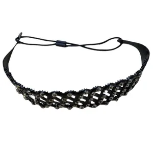 تل مو دخترانه مدل ژله ای طرح زنجیر کد mah0349