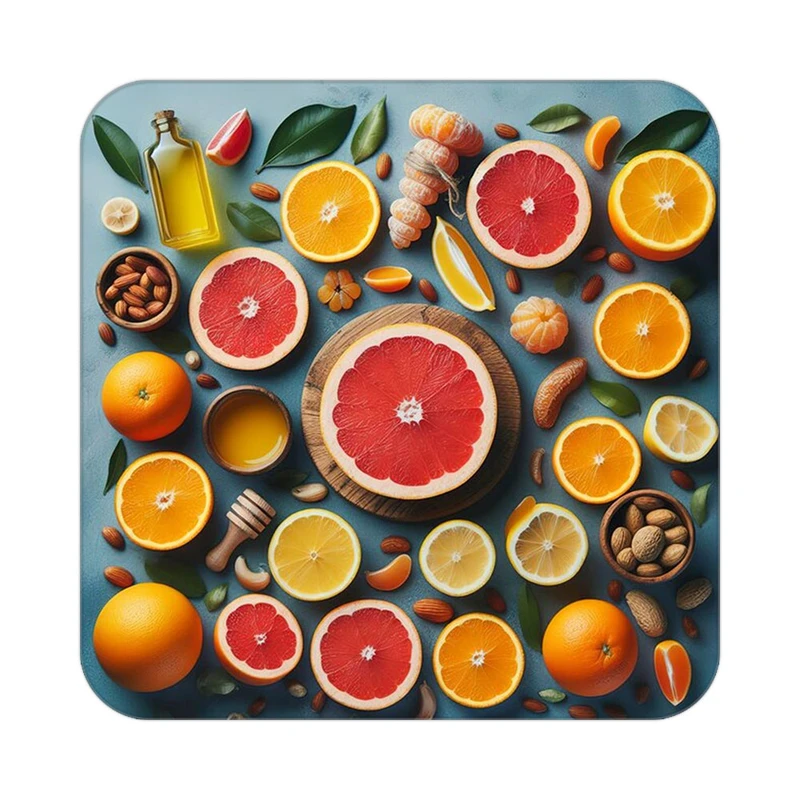 زیر لیوانی کاکتی طرح میوه مدل mp20093