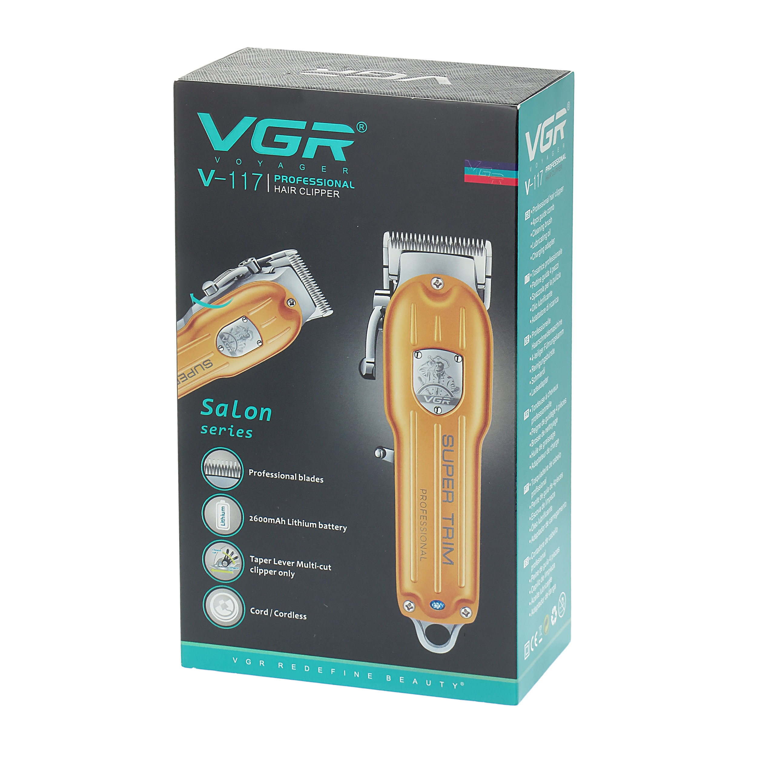 ماشین اصلاح موی سر وی جی ار مدل PRO-V117