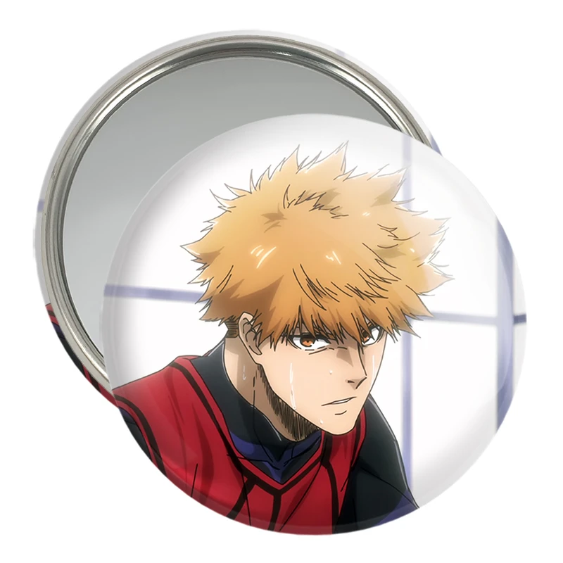 آینه جیبی خندالو مدل رنسوکه انیمه بلو لاک Blue Lock کد 24398