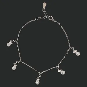 دستبند نقره زنانه مدل B66