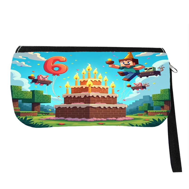 جامدادی پاد آفرین مدل فانتزی طرح بازی ماینکرافت کد p943