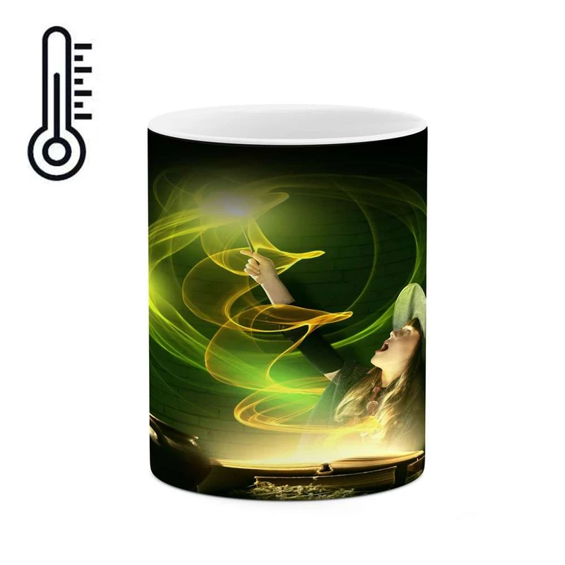 ماگ حرارتی کاکتی مدل بچه جادوگر کد mgh17960