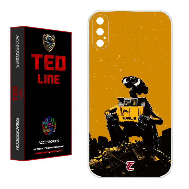 کاور تد لاین طرح ربات والی کد 1133 مناسب برای گوشی موبایل اپل Iphone X / XS