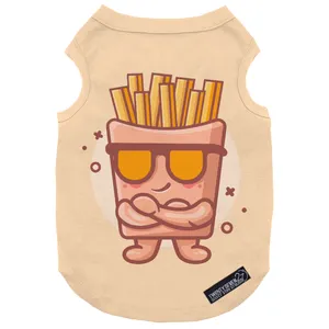 لباس سگ و گربه 27 طرح French Fries Character کد MH491 سایز S