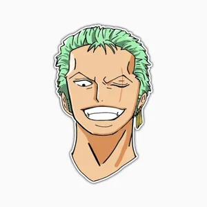 استیکر لپ تاپ و موبایل بووم طرح Anime One Piece مدل Zoro کد PS37