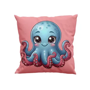 کوسن کودک پاد آفرین سایز 30*30 سانتی متر مدل هشت پا کد DKK1367