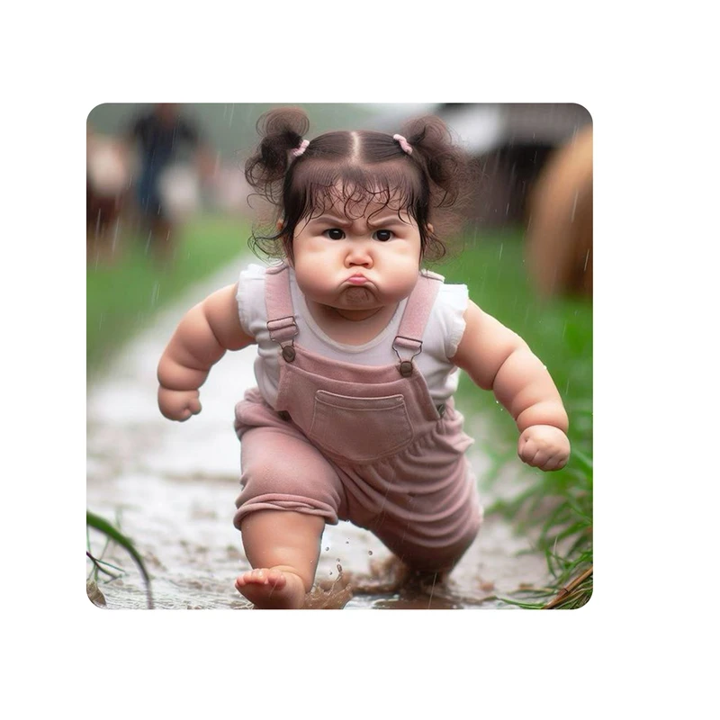 مگنت طرح دختر کیوت عصبانی کد 2000160