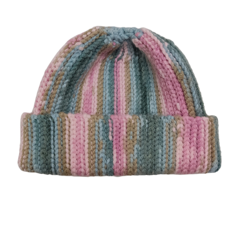 کلاه بافتنی مدل لبه برگردان