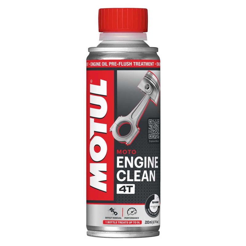 محلول تمیز کننده انجین موتول مدل ENGINE CLEAN 4T حجم 300 میلی لیتر