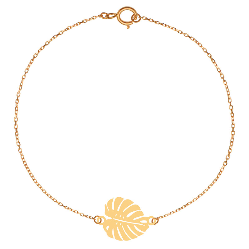 پابند طلا 18 عیار زنانه کرابو طرح برگ مدل Kr2050 پابند طلا 18 عیار زنانه کرابو طرح برگ مدل Kr2050