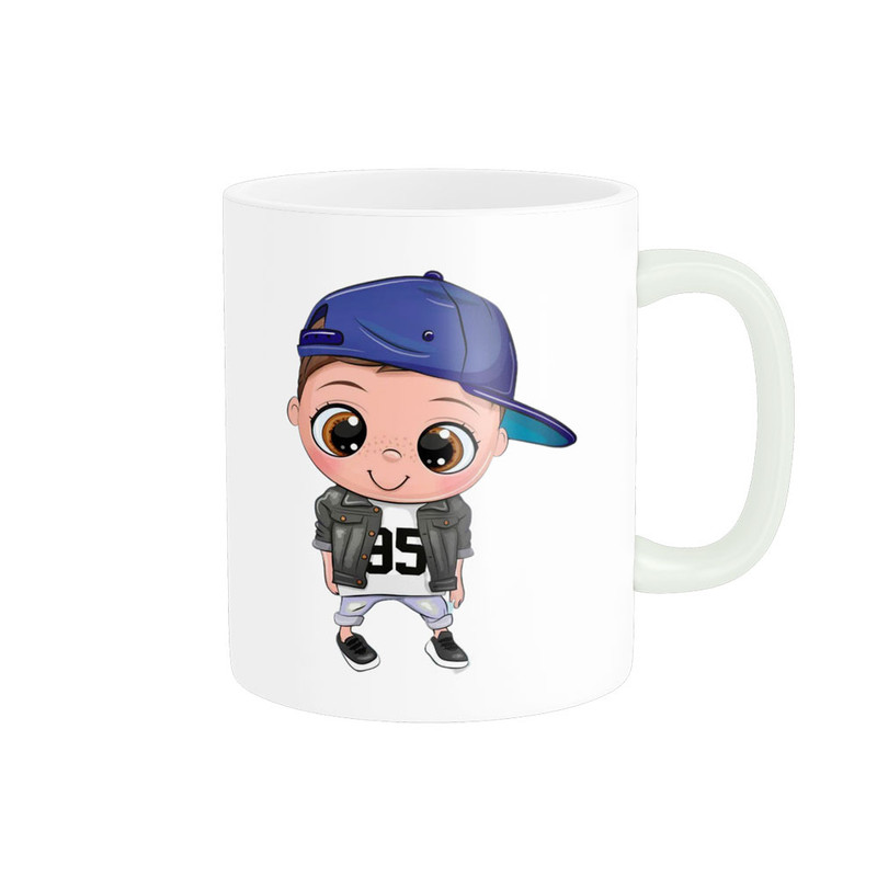 ماگ ناریکو مدل فانتزی طرح پسر بچه کد 012627