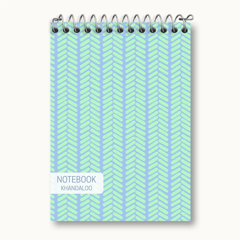 دفتر یادداشت 50 برگ خندالو مدل پترن فانتزی کد N639