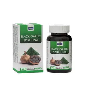 قرص سیر سیاه و اسپیرولینا زوبر بسته 120 عددی