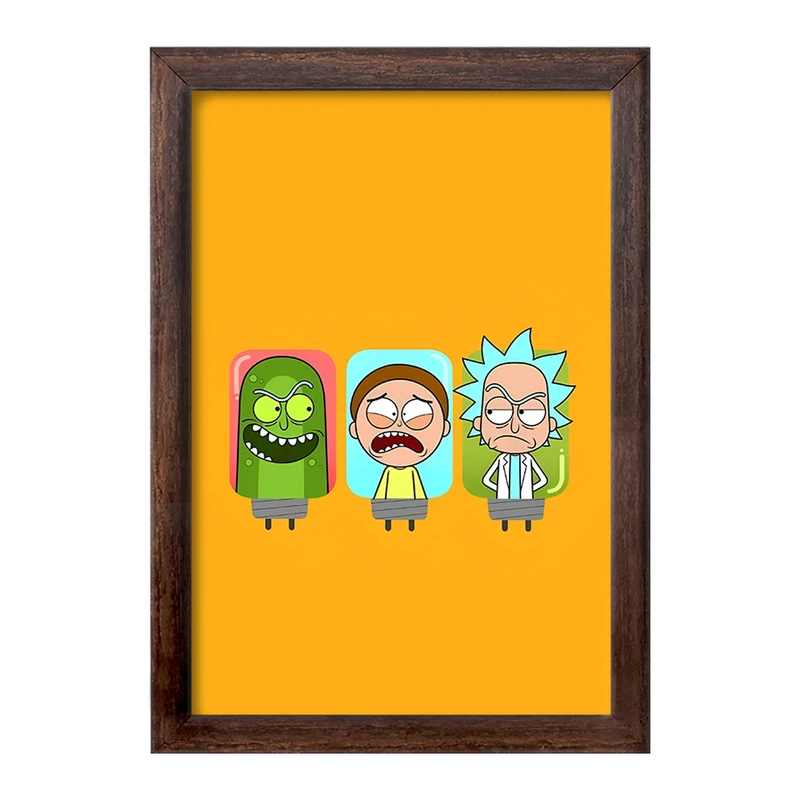 تابلو خندالو طرح ریک و مورتی (Rick and Morty) کد F4012
