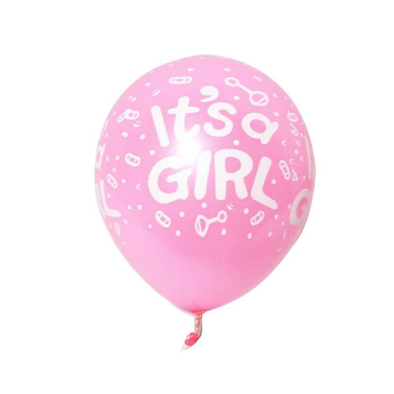 بادکنک طرح Its a girl بسته 6 عددی