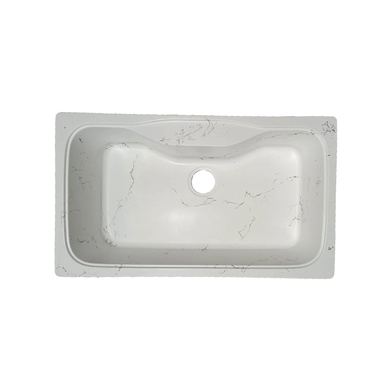 سینک ظرفشویی گرانیت توکار یک لگنه مدل SGWGV2