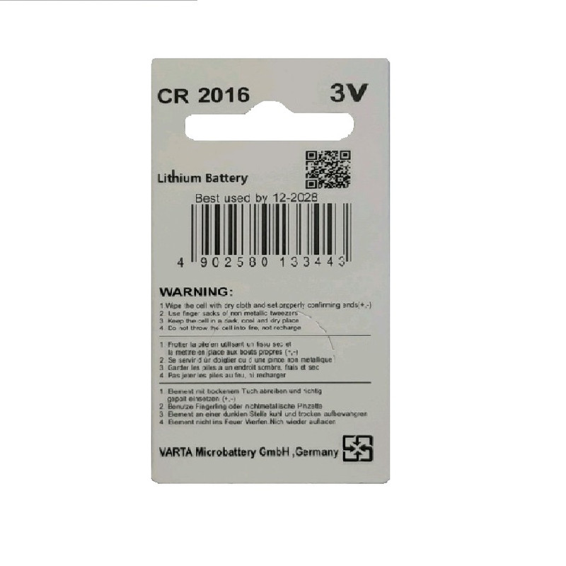 باتری سکه ای وارتا مدل CR 2016