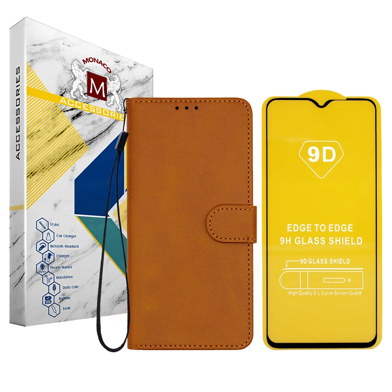 کیف کلاسوری موناکو مدل MIX11 مناسب برای گوشی موبایل شیائومی Redmi Note 8 Pro به همراه محافظ صفحه نمایش