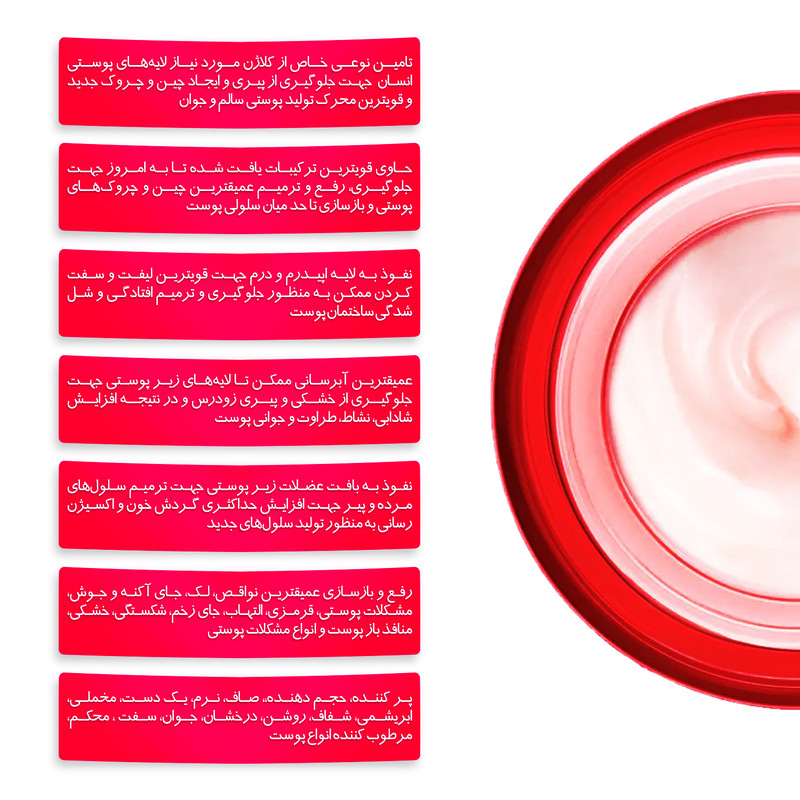 کرم ضد چروک ویشی مدل Collagen حجم 50 میلی لیتر