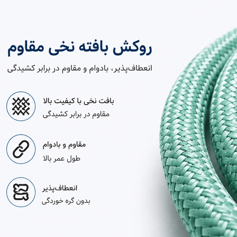 عکس شماره 5 : کابل usb-c نوپالو مدل c105 طول ۱ متر