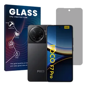 Glass Resistant model privacy screen protector suitable for Xiaomi Poco F7 Pro Mobile phone 