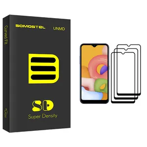 Somastel SD Glass Screen Protector For Samsung Galaxy A01 Pack Of 3