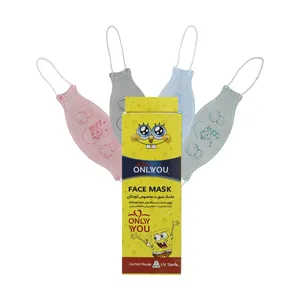 ماسک تنفسی کودک اونلی یو مدل Kitty 3ply 542 بسته 20 عددی