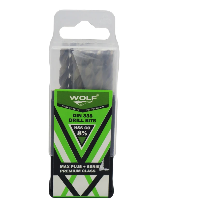 مته آهن ولف مدل مکس پلاس کد YP-05MM سایز 5 میلی متر مجموعه 10 عددی 