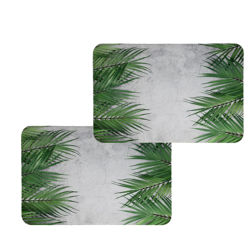 زیربشقابی طرح برگ کد 8358 مجموعه 2 عددی