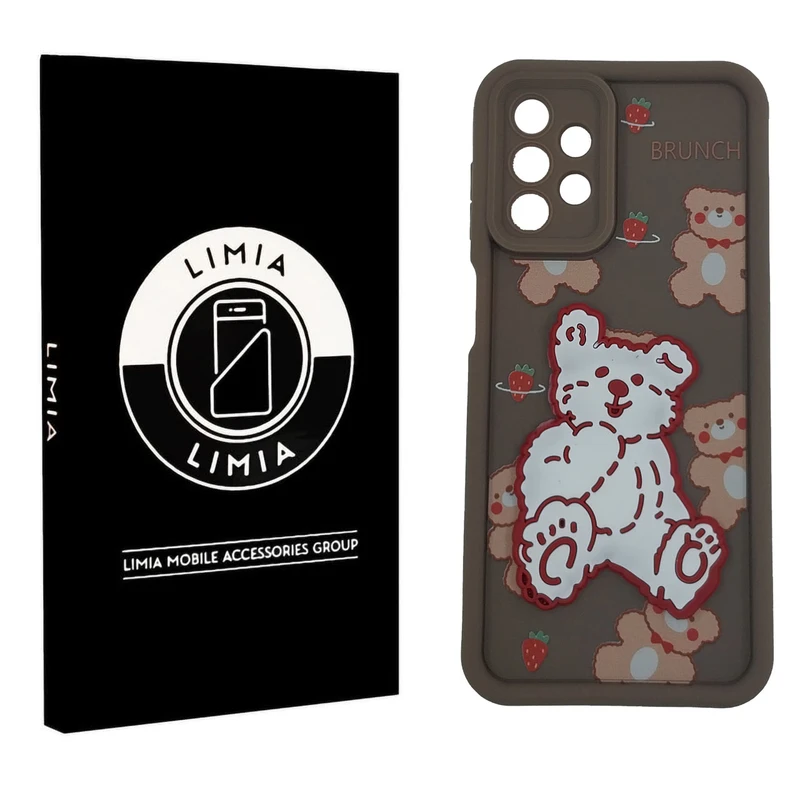 کاور لیمیا مدل سولید لنزدار طرح عروسکی مناسب برای گوشی موبایل سامسونگ Galaxy A13 4G/A32 5G/A23