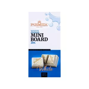 شکلات سفید پارمیدا مدل mini board مقدار 200 گرم