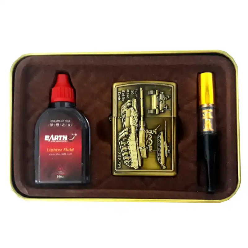 ست هدیه فندک ارث استار مدل تانک کد 95