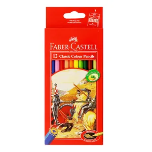 مداد رنگی 12 رنگ فابر کاستل مدل Classic