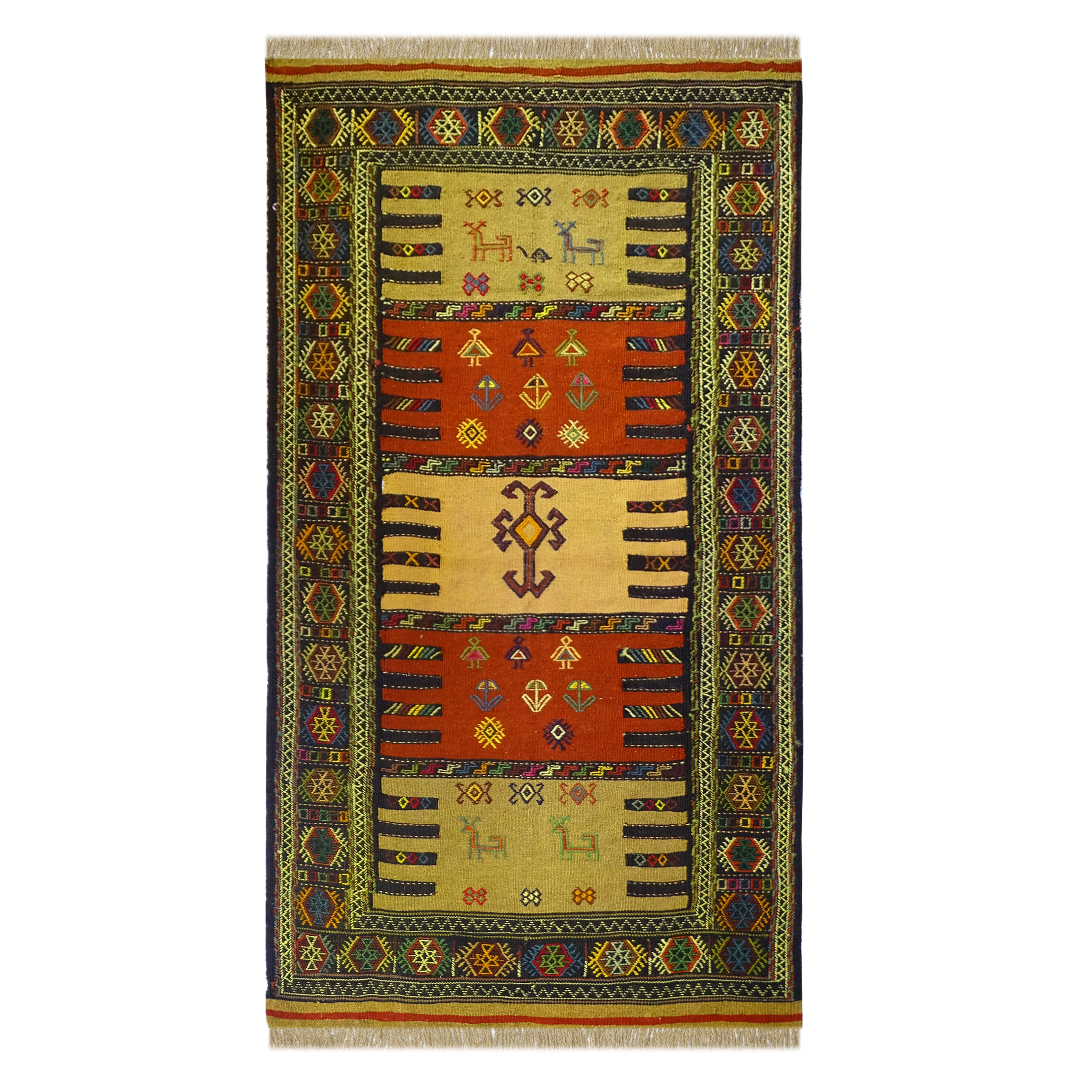 گلیم دستبافت دو متری کد 5033