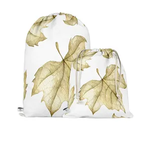 کوله پشتی ورزشی مدوپد طرح برگ پاییز مدل PAT00008 بسته 2 عددی