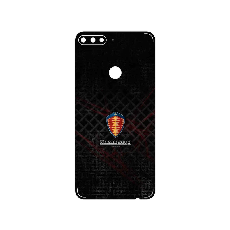 برچسب پوششی ماهوت مدل Koenigsegg Automotive AB مناسب برای گوشی موبایل هوآوی Y7 Prime 2018