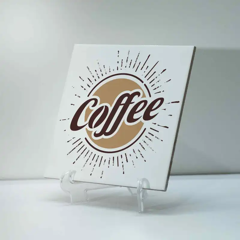 تابلو کاشی ژالینو مدل کافی شاپ کد 001