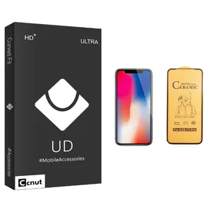 Coconut UD Black Ceramics Screen Protector For Apple iPhone X