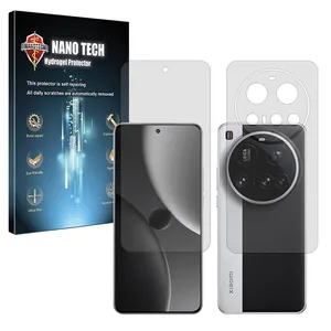 Nano tech Tough model transparent screen protector suitable for Xiaomi 15 Ultra mobile phone along with the back protector