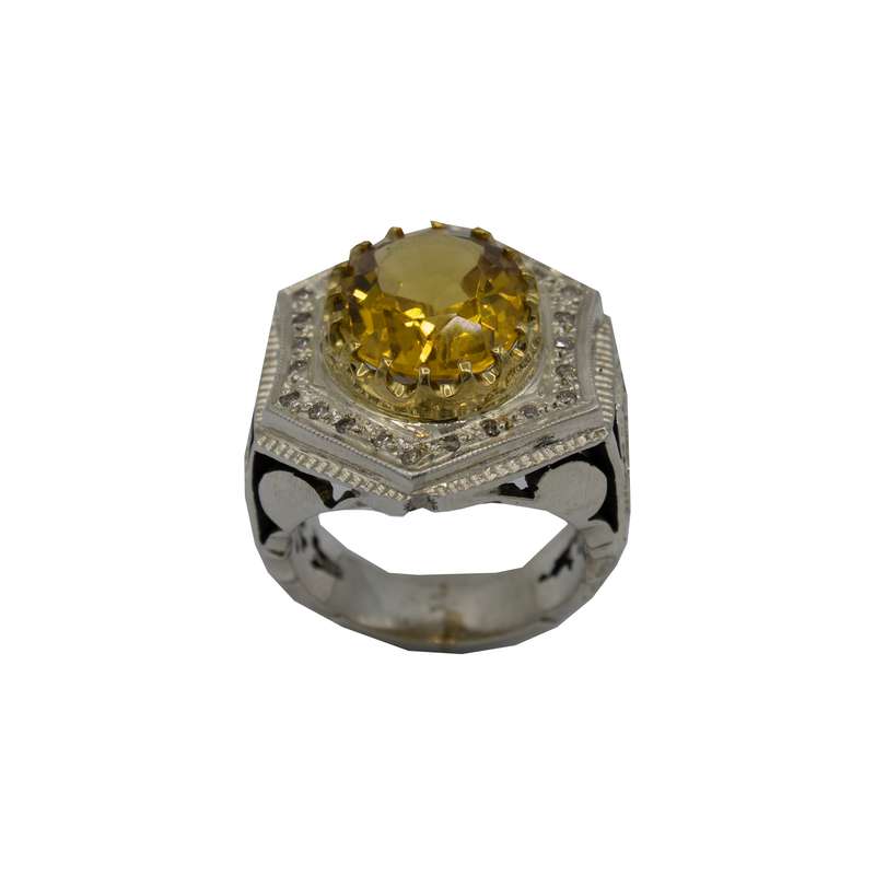 انگشتر نقره مردانه مدل 3008