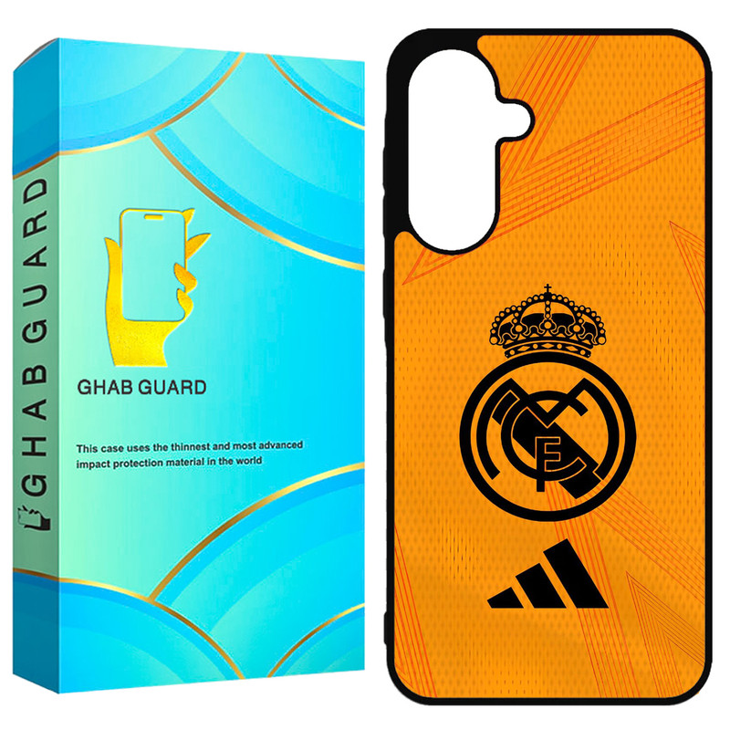 کاور قاب گارد طرح رئال مادرید مدل GA36 مناسب برای گوشی موبایل سامسونگ Galaxy A36